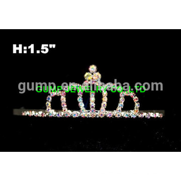 Tiara de mini rhinestone barato